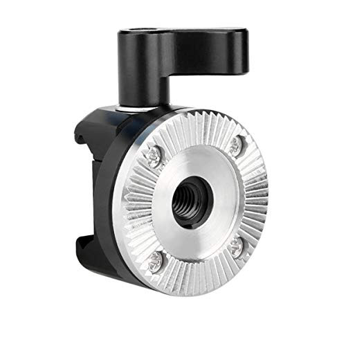 NICEYRIG NATO Clamp to Rosette Mount Adapter -M6 Thread Diameter 31.8mm- Applicable for ARRI Wooden Handgrip- Quick Release and Lock