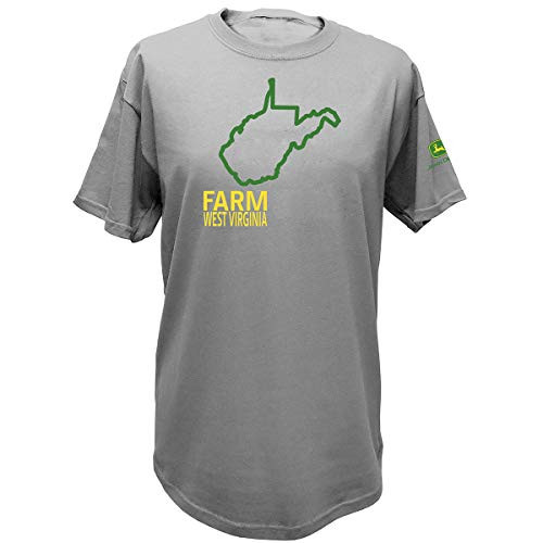 John Deere State Pride Farm Ss Tee- West Virginia- M