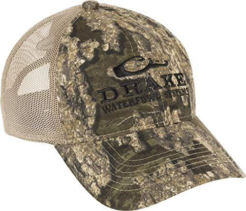 Drake Waterfowl Mesh-Back Camo Cap Realtree Timber One Size Fits Most
