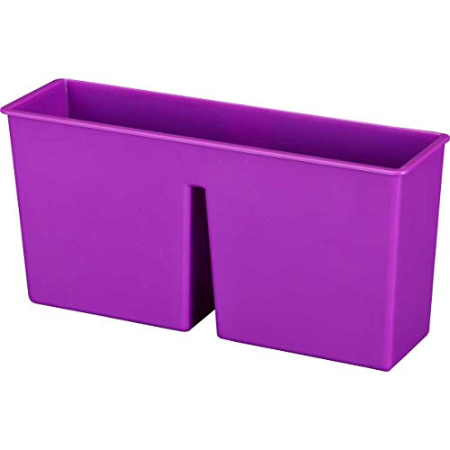 Really Good Stuff Plastic Magnetic Storage Bin -Purple-