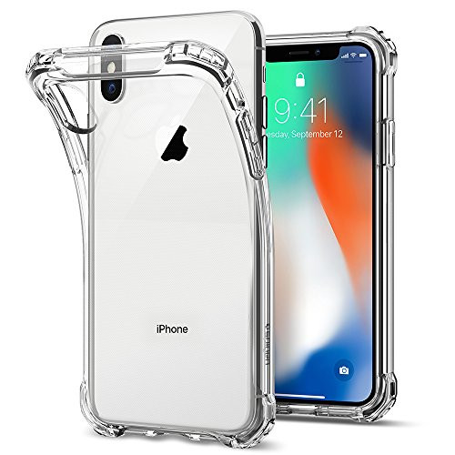 Spigen Rugged Crystal Designed for Apple iPhone Xs Case (2018) / Designed for Apple iPhone X Case (2017) - Crystal Clear