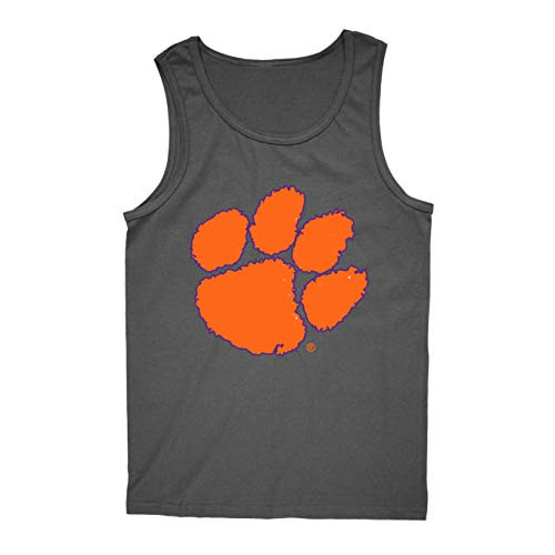 Venley Official NCAA Clemson Tigers Men's/Women's Boyfriend Tank Top PPCL003 - Black- XL Venley Official NCAA Clemson Tigers Men's/Women's Boyfriend Tank Top PPCL003 - Black- XL