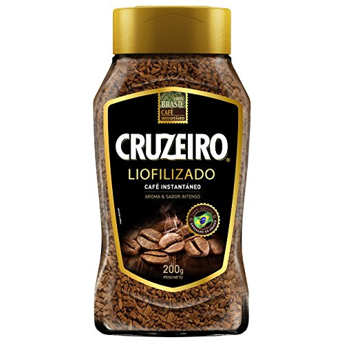 Cruzeiro Freeze Dried Instant Brazilian Coffee, 200 grams