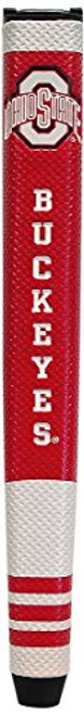 Team Golf NCAA Ohio State Buckeyes Golf Putter Grip with Removable Gel Top Ball Marker- Durable Wide Grip  and  Easy to Control Team Golf NCAA Ohio State Buckeyes Golf Putter Grip with Removable Gel Top Ball Marker- Durable Wide Grip  and  Easy to Control