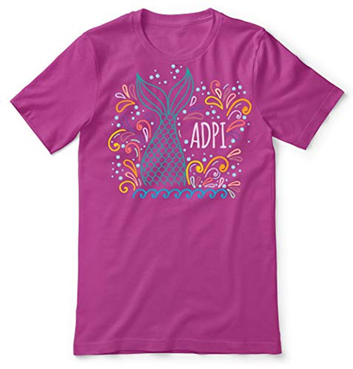 Bad Bananas Alpha Delta Pi Sorority Paraphernalia - Alpha Delta Pi Sorority - Crew Neck Shirt - Berry Large Bad Bananas Alpha Delta Pi Sorority Paraphernalia - Alpha Delta Pi Sorority - Crew Neck Shirt - Berry Large