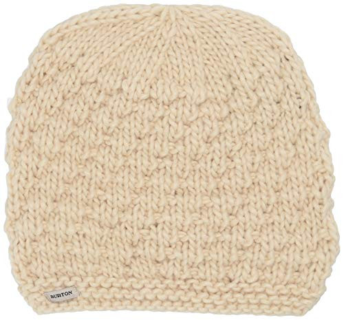 Burton Womens Big Bertha Beanie- Creme Brulee- One Size