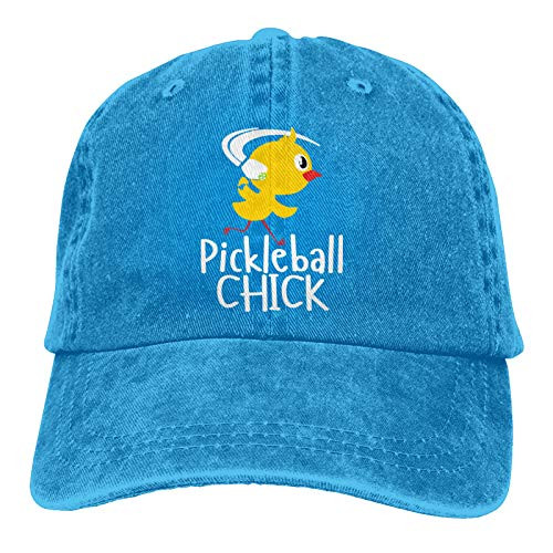 Pickleball Chick Casquette Vintage Baseball Cap Trucker Fashion Hat for Adults Hats Blue