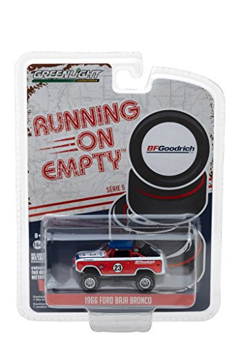 1966 Ford Baja Bronco Off-Road Truck #23"BFGoodrich Tires" Running on Empty Series 5 1/64 Diecast Model Car by Greenlight 41050 C