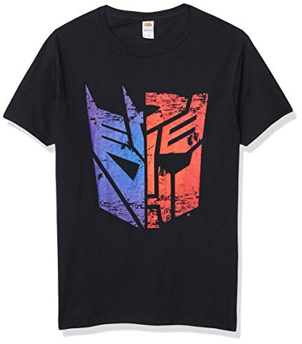 Transformers Split Logo Basic Solid Tee Black