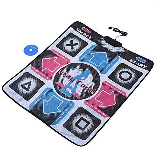 Dance Pad- Dance Mat Pad Blanket- Non Slip Dance Blanket Pad Durable Wear Resistant TV Dance Mat Pad Dancer Blanket USB Dancing Step Dance Mat Pad for PC Laptop Video Game