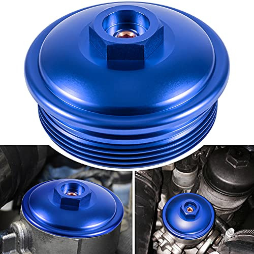 Fuel Filter Cap Blue Aluminum For 2003-2007 Ford 6.0L Powerstroke Diesel F250 F350 F450 F550 F650 F750 Excursion E150 E250 E350 E450 Fuel Filter Cap Blue Aluminum For 2003-2007 Ford 6.0L Powerstroke Diesel F250 F350 F450 F550 F650 F750 Excursion E150 E250 E350 E450