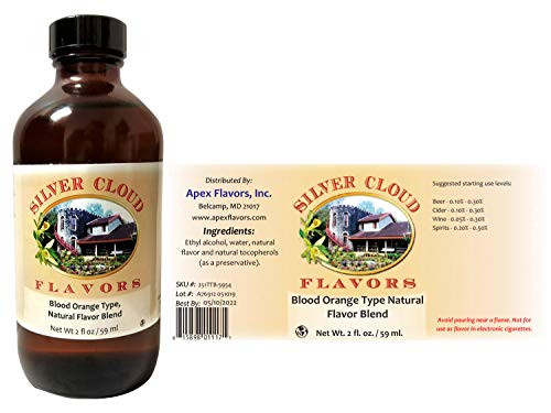 Blood Orange Type Extract- Natural Flavor Blend - TTB Approved - 2 fl. oz. bottle