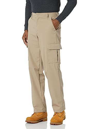 Red Kap Men's Industrial Cargo Pant- Khaki- 36W x 32L