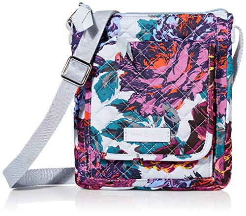 Vera Bradley Signature Cotton Mini Hipster Crossbody Purse with RFID Protection- Neon Blooms Vera Bradley Signature Cotton Mini Hipster Crossbody Purse with RFID Protection- Neon Blooms