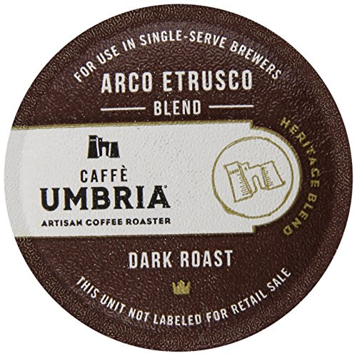 Caffe Umbria Single Serving Coffee Cups, Arco Etrusco Blend, 12 Count Caffe Umbria Single Serving Coffee Cups, Arco Etrusco Blend, 12 Count