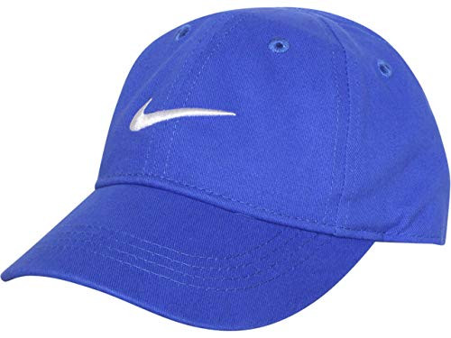 Nike Infant Boy's Embroidered Swoosh Logo Royal Cotton Baseball Cap Sz 12/24 M