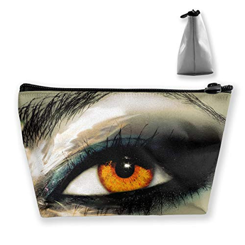 Travel Cosmetic Bags Orange Eye Small Makeup Bag Multifunction Pouch Cosmetic Handbag Toiletries Organizer Bag for Women Girl Travel Cosmetic Bags Orange Eye Small Makeup Bag Multifunction Pouch Cosmetic Handbag Toiletries Organizer Bag for Women Girl