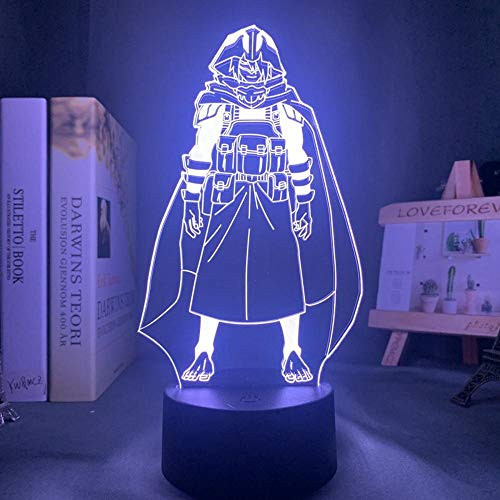 3D Night Lights for Boys Girls My Hero Academia Amajiki Tamaki Led Lamp for Room Deco Birthday Gift Amajiki Tamaki 3D Lamp My Hero Academia Lamp led Night Light for Kids 16 Colors Remote