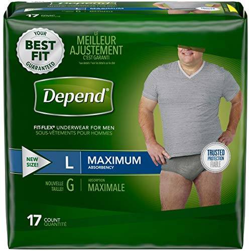 Underwear for Men Maximum Absorbency 17 Ct by Depends