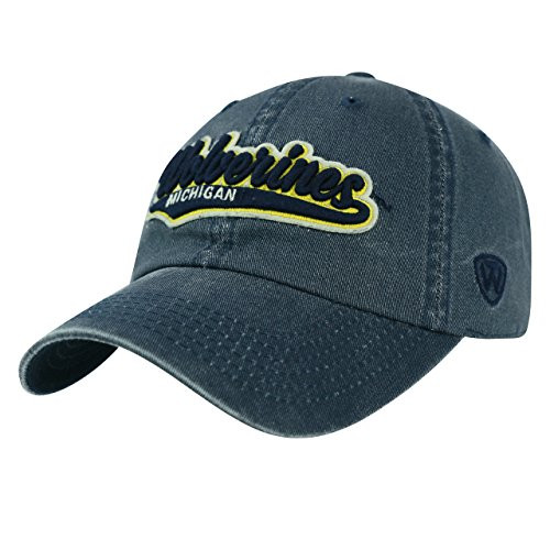 Top of the World Michigan Wolverines Tow Vintage Navy Park Style Adj. Slouch Relax Hat Cap Top of the World Michigan Wolverines Tow Vintage Navy Park Style Adj. Slouch Relax Hat Cap