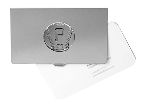 MLB Pittsburgh Pirates Engraved Business Card Holder