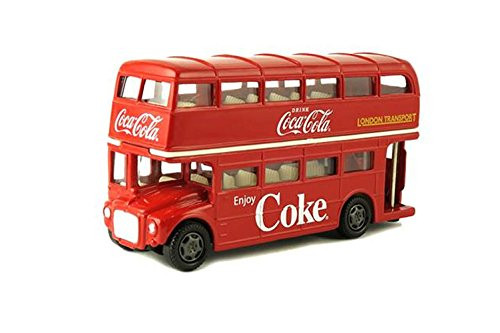 1960 Routemaster London Double Decker Bus Coca-Cola 1/60 Diecast Model by Motorcity Classics 464001