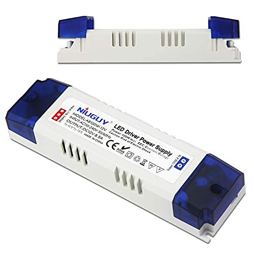 120VAC to DC 12V 8.5A LED Transformer Driver- NiuGuy 100W LED Power Supply for Under Cabinet Puck- Lights Strips- G4 MR11 MR16 LED Light Bulbs