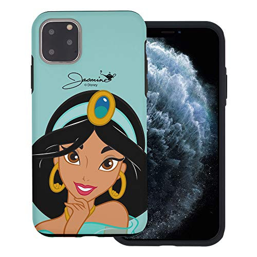 WiLLBee Compatible with iPhone 11 Case -6.1inch- Princess Aladdin Layered Hybrid -TPU Plus PC- Bumper Cover - Face Jasmine
