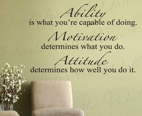 Ability is What You're Capable of Doing Motivation Attitude - Inspirational Motivational Inspiring - Vinyl Wall Decal Decoration- Quote Lettering Decor- Saying Sticker Art Ability is What You're Capable of Doing Motivation Attitude - Inspirational Motivational Inspiring - Vinyl Wall Decal Decoration- Quote Lettering Decor- Saying Sticker Art