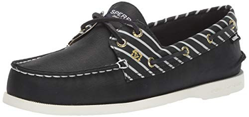 Sperry womens A/O 2-eye Bionic Boat Shoe- Dark Navy- 9 US