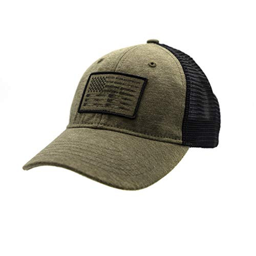 Grunt Style Ammo Flag Mesh Hat -Military Green- One Size-