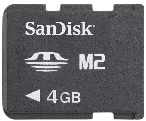 SanDisk 4GB M2 Memory Stick Micro