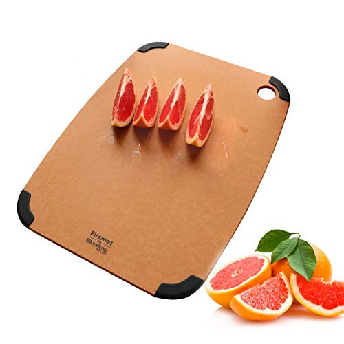 Firsmat Wood Fiber Cutting Board- Chopping Plate for Kitchen Cutting Bread Fruit Vegetables Cheese -Food Grade