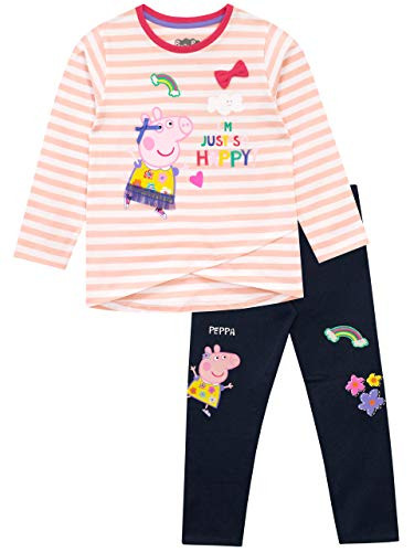 Peppa Pig Girls' Peppa T-Shirt and Leggings Size 6