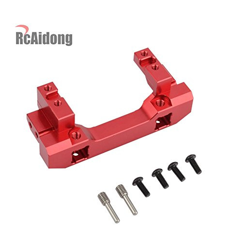 1PCS 1/10 RC Alloy Front Servo Stand and Rear Bumper Mount for 1:10 RC Crawler TRX4 Traxxas TRX-4 Car (Front Servo Stand)