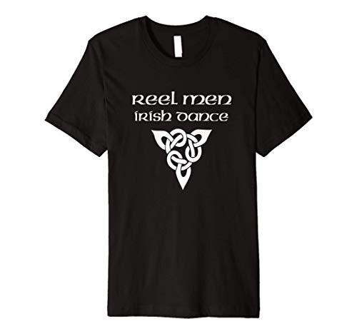 Reel Men Irish Dance T Shirt Male Dancer Celtic Knot