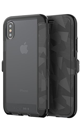 Tech21 Evo Wallet Case for Apple iPhone X - Black