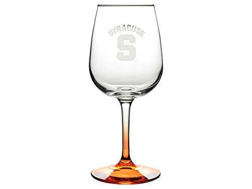 Boelter Brands Syracuse Orange Satin Etch Wine Glass