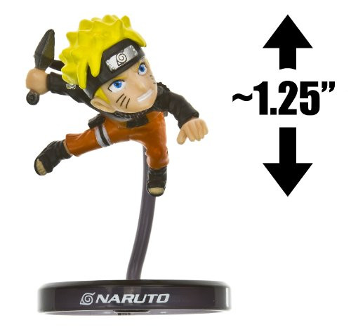 Naruto ~1.25" Mini-Figure with Stand: Naruto Shippuden - Uzumaki Nindoden [Legend of Nin-do] Figure Series (Japanese Import)
