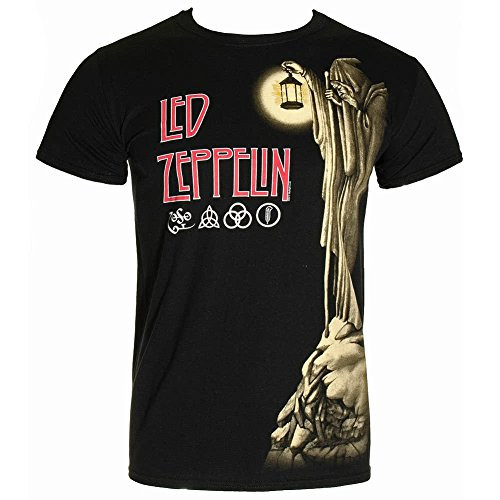 Led Zeppelin Men's Hermit T Shirt - Small- Black