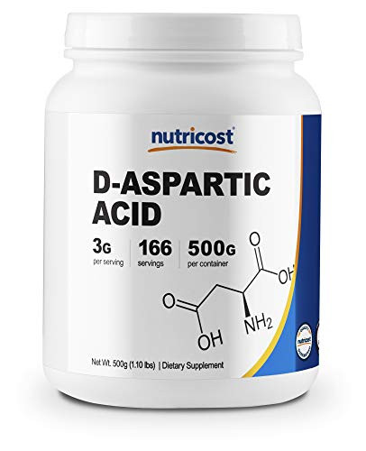 Nutricost D-Aspartic Acid -DAA- Powder 500G - DAA Supplement