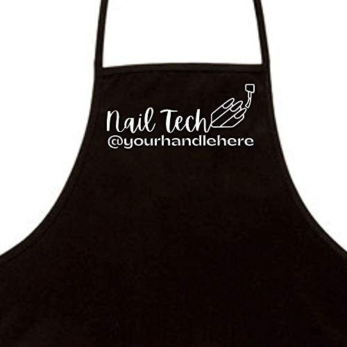 Nail Tech Apron ~ 3 Pocket ~ Glitter Vinyl Customization ~ Nail Salon Apron ~ Nail Tech Smock ~ Nail stylist gift ~ Nail Tech gift Nail Tech Apron ~ 3 Pocket ~ Glitter Vinyl Customization ~ Nail Salon Apron ~ Nail Tech Smock ~ Nail stylist gift ~ Nail Tech gift