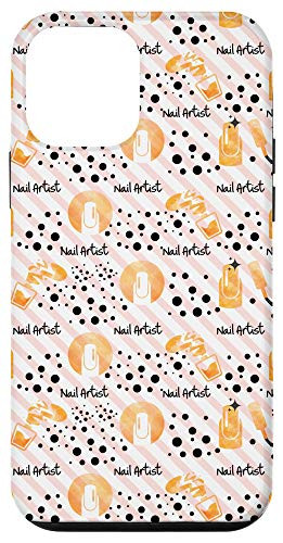 iPhone 12 mini Nail Pattern Cute Nail Artist Design Manicure Gift Case