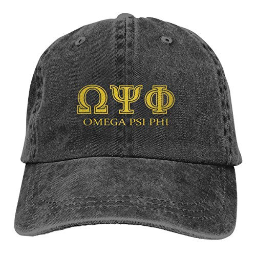 Yagi Mika Omega-Psi-Phi-Omega-Psi-Phi Unisex Adult Adjustable Hat Baseball Caps Vintage Denim Dad Hats