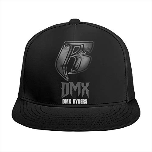 WCRSAIN DMX Ryders Logo Hip Hop Flat Bill Baseball Cap Adjustable Snapback Unisex Trucker Dad Hats