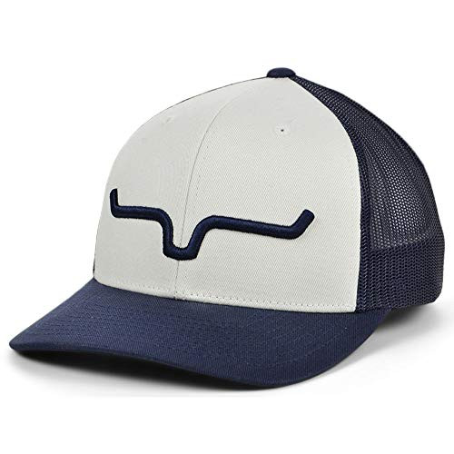Kimes Ranch Weekly Trucker Snapback 6-Panel Hat -Reverse Navy-