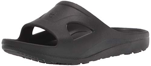 Shoes for Crews Men's Shower Slide Sneaker- Black