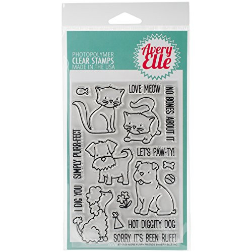 Avery Elle ST-17-08 Clear Stamp Set 4"X6"