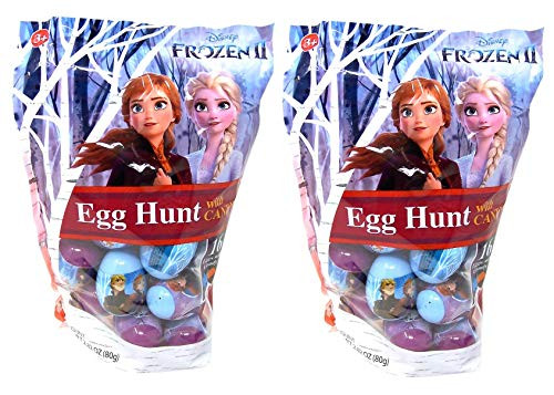Disney Frozen 2 Plastic Candy Filled Easter Eggs 32 Count