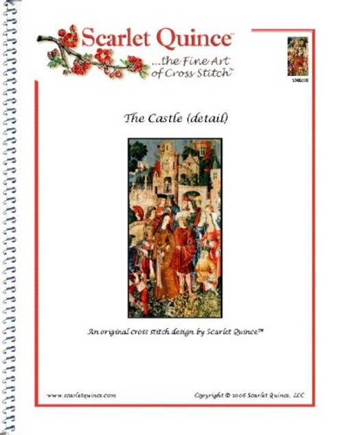 Scarlet Quince UNK018 The Castle -detail- Counted Cross Stitch Chart- Regular Size Symbols